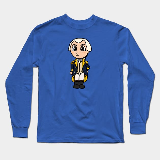 Chibi Nathanael Greene (Small Print) Long Sleeve T-Shirt by Aeriskate